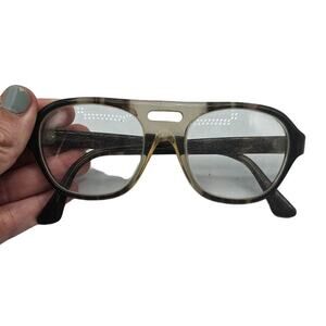 Titmus Vintage 1960s Tortoise Shell Aviator Eyeglasses Frame Model TOZ87